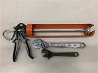 Caulking Gun-Two Adjustable Wrench's