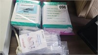 2 BOXES OF CATHETERS, 1 BAG OF LABORTORY SUPPLIES