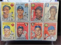 8 - 1954 TOPPS BASEBALL CARDS