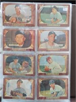 (8) 1955 BOWMAN BASEBALL CARDS