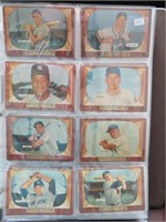 (8) 1955 BOWMAN BASEBALL CARDS