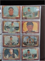 (8) 1955 BOWMAN BASEBALL CARDS