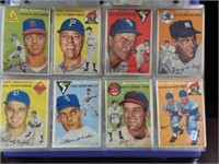 8 - 1954 TOPPS BASEBALL CARDS