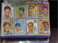 8 - 1954 TOPPS BASEBALL CARDS