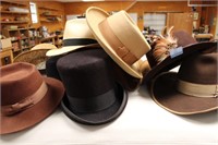 GROUPING OF 10 ASSORTED HATS