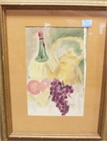 WATER COLOR FRAMED & MATTED SIGNED BY KAYE JONES