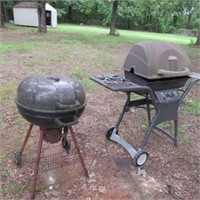 CHARCOAL GRILL & PROPANE GRILL