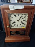 Early Wood Case Mantel Clock
