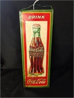 Original 1920s Era Coca-Cola Tin Sign