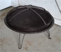 Metal Outdoor Fire Pit With Lid