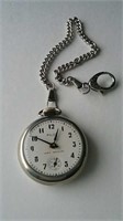 Vintage Pilot Pocket Watch Made In Canada Working