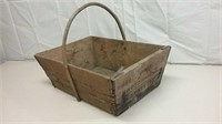 Repurposed Sultanas Crate Made Into Basket