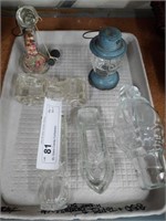 (6) Glass Candy Containers
