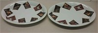 Two Serving Platters 14x10.5