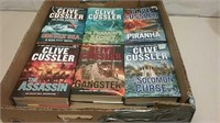 Six Clive Cussler Hardcover Books
