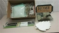 Box Of Household Items Some Unused In Pkg