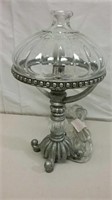 Pewter Table Top Lamp Working