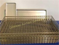 Commercial Baking and Cooling Trays: 5 Solid Trays
