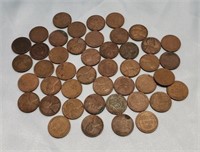 45 Wheat Pennies (assorted years)