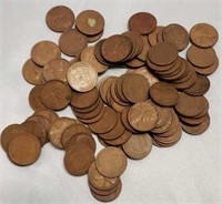 100 Wheat Pennies (assorted years)