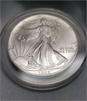 1992 Walking Liberty Silver Dollar