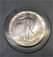 1990 Walking Liberty Silver Dollar
