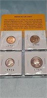 Proof Set of Coins (different years)