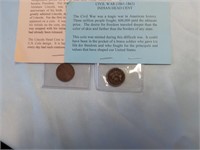 1909 VDB Lincoln Head Cent, Civil War (