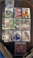 9 NFL Pro Set Collectible Football Cards