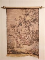 Beautiful Antique Victorian Style Tapestry