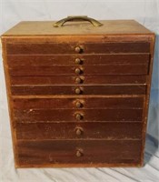 Antique Dental Cabinet Loaded with Tools