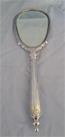 Sterling silver victorian dresser mirror