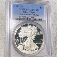 2012-W Silver Eagle PCGS - PR 66 DCAM