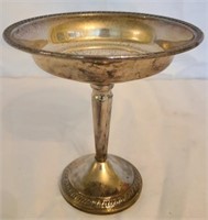 Crown Sterling weighted footed bowl