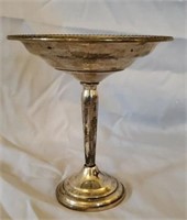 Sterling Silver Weighted Preisner Footed Compote