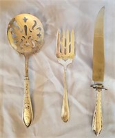 3 pc Sterling Silver Serving Flatware Pieces