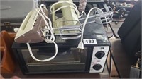 TOASTER OVEN AND 2 MIXERS USED