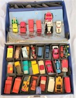Vintage Matchbox Case of Lesney & Matchbox Cars