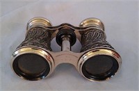 19th century Chevalier Paris metal binoculars