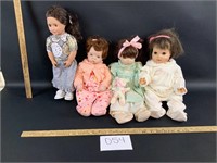 Lot of 4 dolls-see description