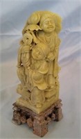 Asian style Vintage Carved marble decor