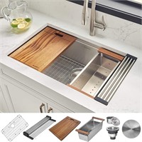Stainless Steel Kitchen Sink Single Bowl