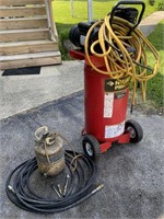 HUSKY PRO 26 GALLON AIR COMPRESSOR-NEEDS WORK