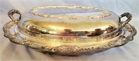 Beautiful Silverplated Dish With Lid