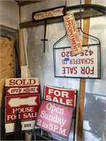 REAL ESTATE SIGNS VARIETY