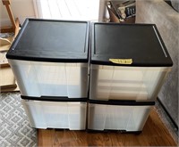 (2) STORAGE CONTAINERS