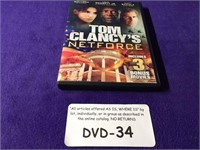 DVD TOM CLANCY'S  NETFORCE +3 SEE PHOTO