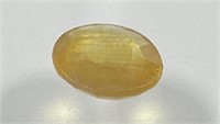 Certified 4.40 Cts Natural Yellow Sapphire