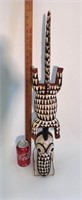 African Crocodile Mask - small chip to end of tail