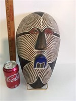 African  Mask Hand Carved and Painted